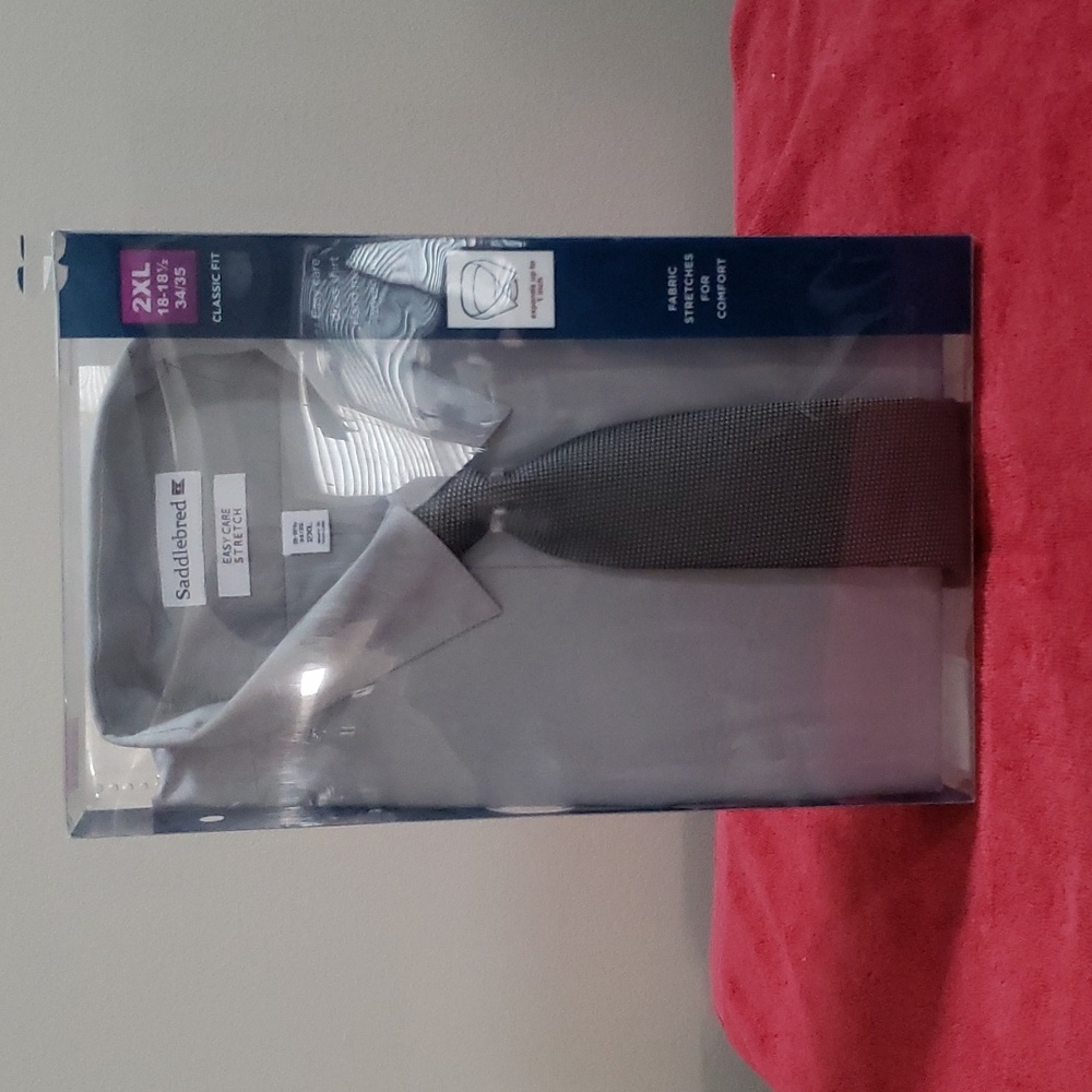 Saddlebred Dress shirt 18 to 18.5 34/35